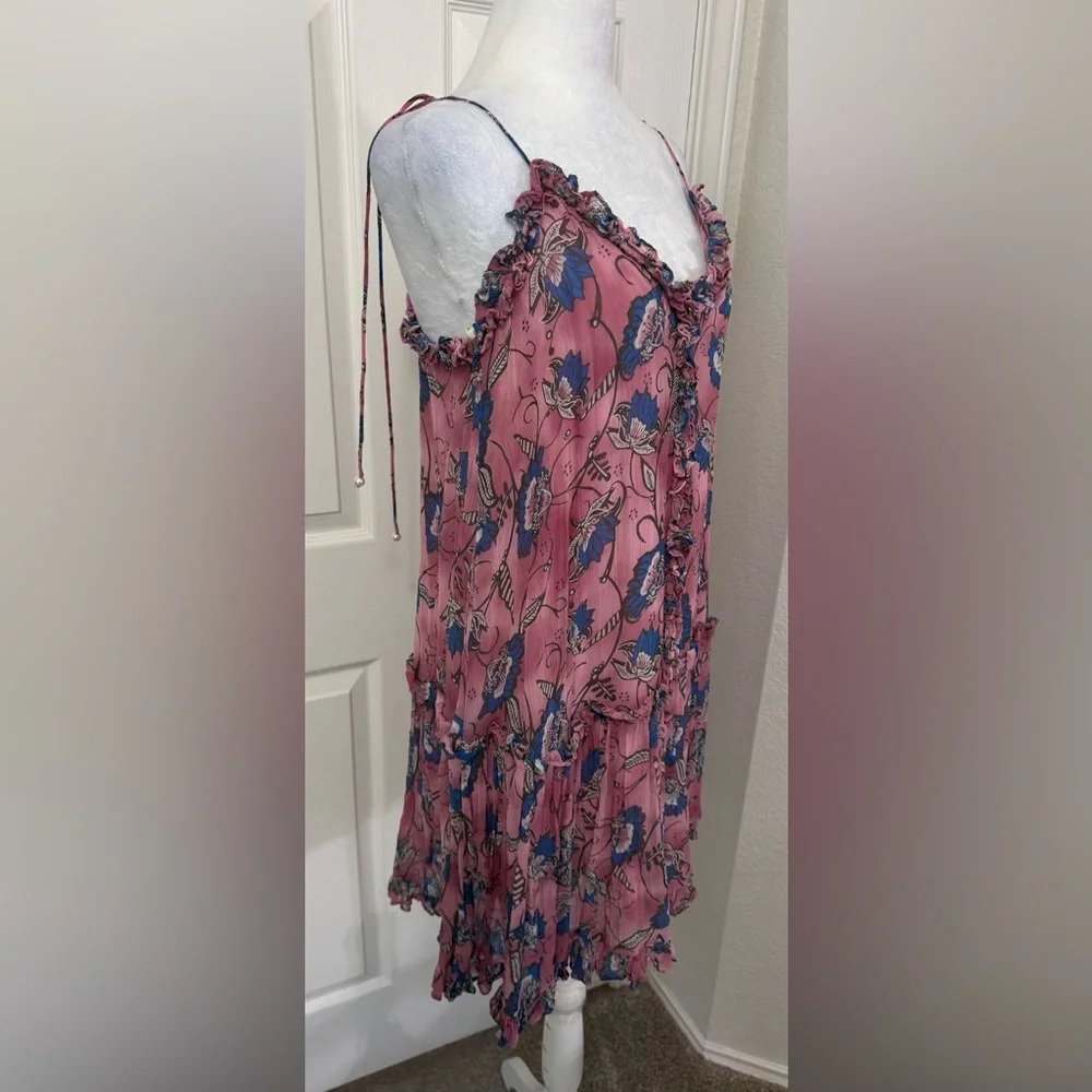 Cleobella Lotus Print Bella Mini Dress Size S - Picture 3 of 14